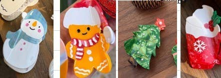 GINGERBREAD HAIR CLAW CLIP