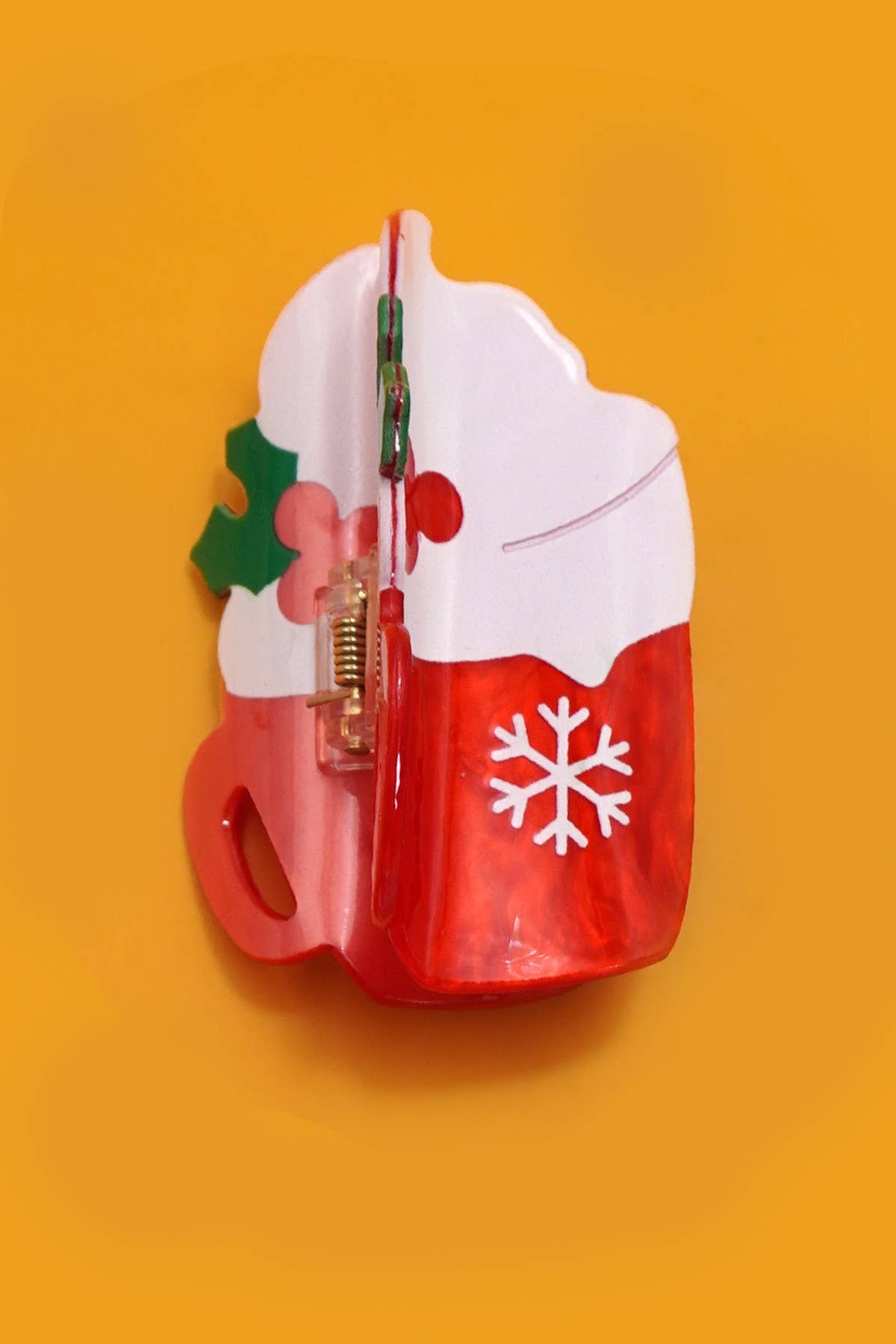 HOT CHOCOLATE HAIR CLAW CLIP