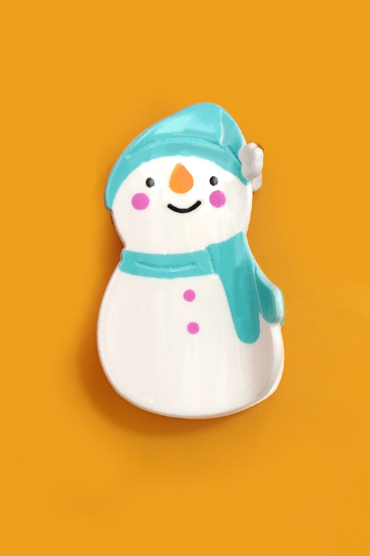 SNOWMAN Hair Claw Clip