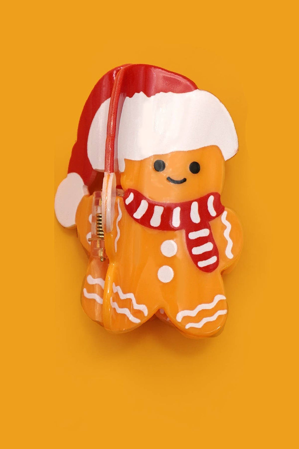 GINGERBREAD HAIR CLAW CLIP