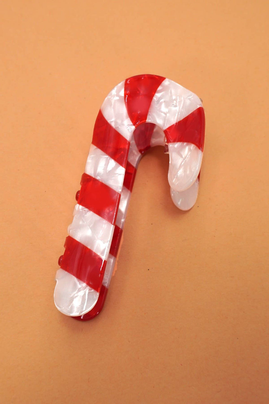 Candy Cane hair claw clip